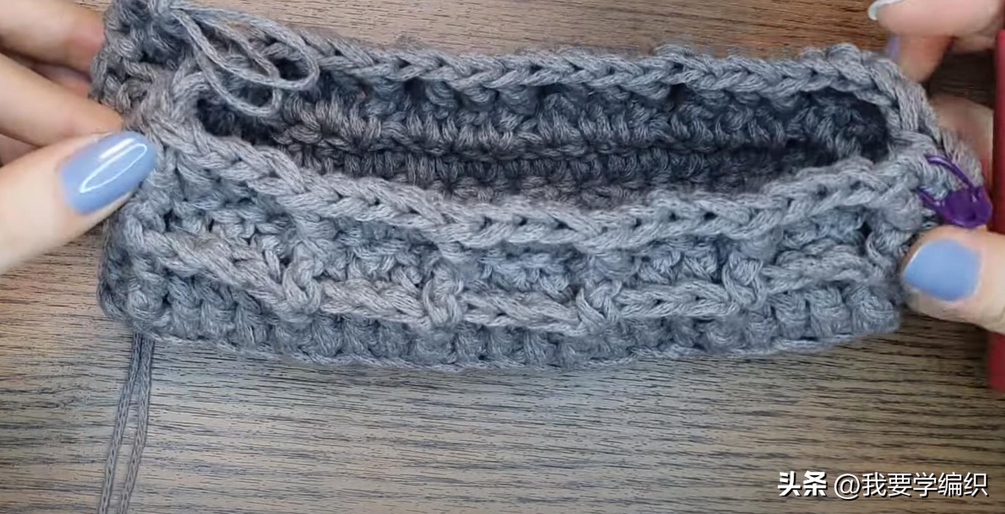 斜挎迷你小包的钩织,钩小包教程斜挎包