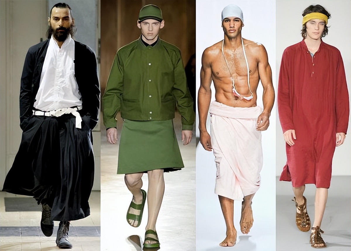 越来越多男生穿女装,男人穿裙子是时代的潮流趋势