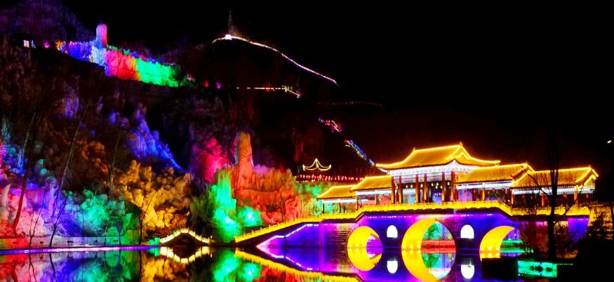 保定周边一日游的绝佳去处冰瀑,平山沕沕水冰瀑一日游攻略