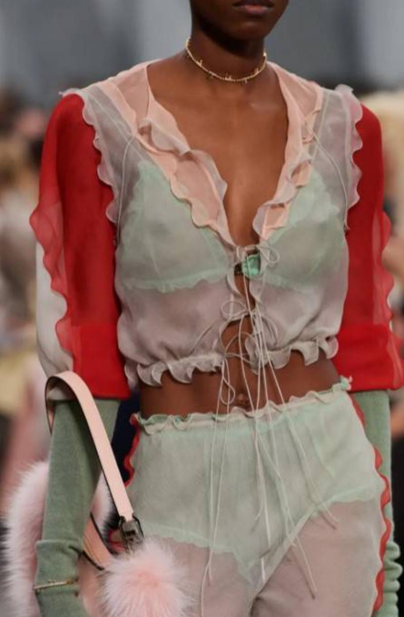 大牌时装秀，频繁暴露隐私部位，到底是追求潮流还是为了博眼球