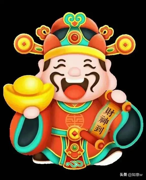 2023财神爷壁纸高清图文,2023年财神爷手机壁纸暴富图文