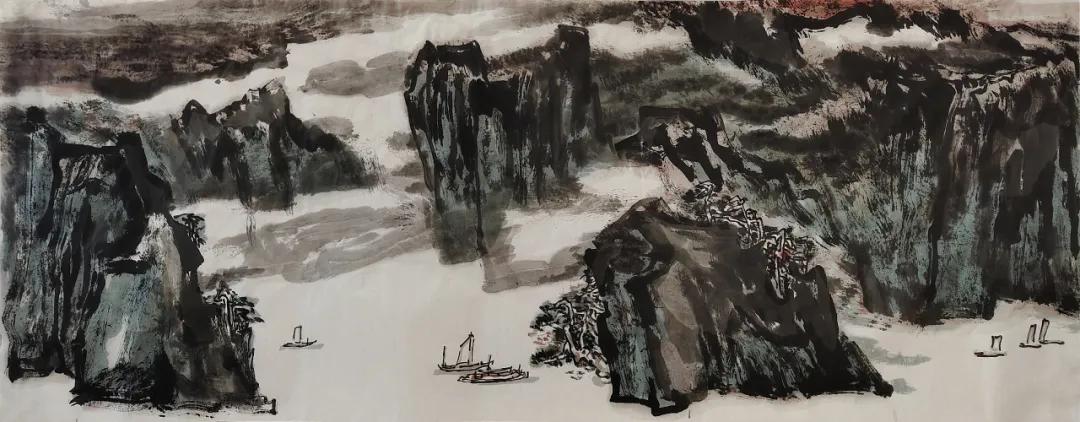 姬广军水墨画欣赏,中国著名艺术家姬广军