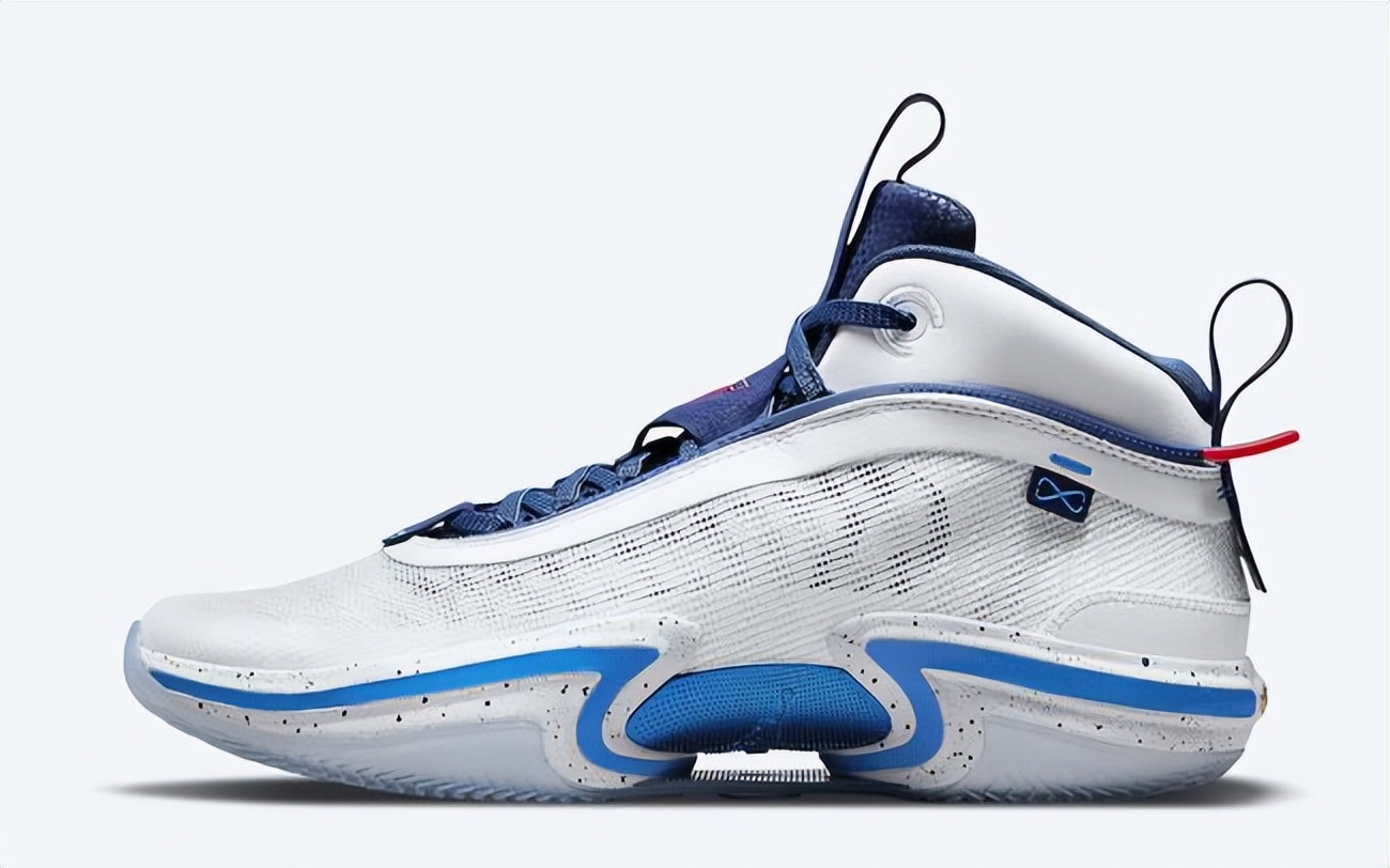 aj37low蓝色球员上脚,aj37上脚展示