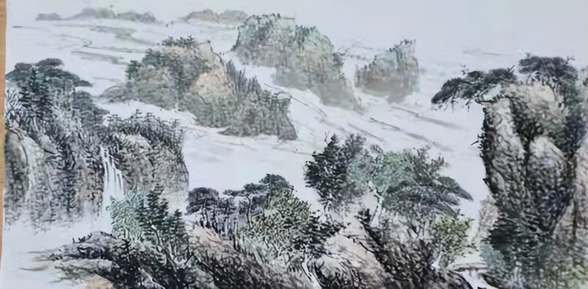 恢弘雄美，流动的乐章|记杰出山水画大师—王崇钢