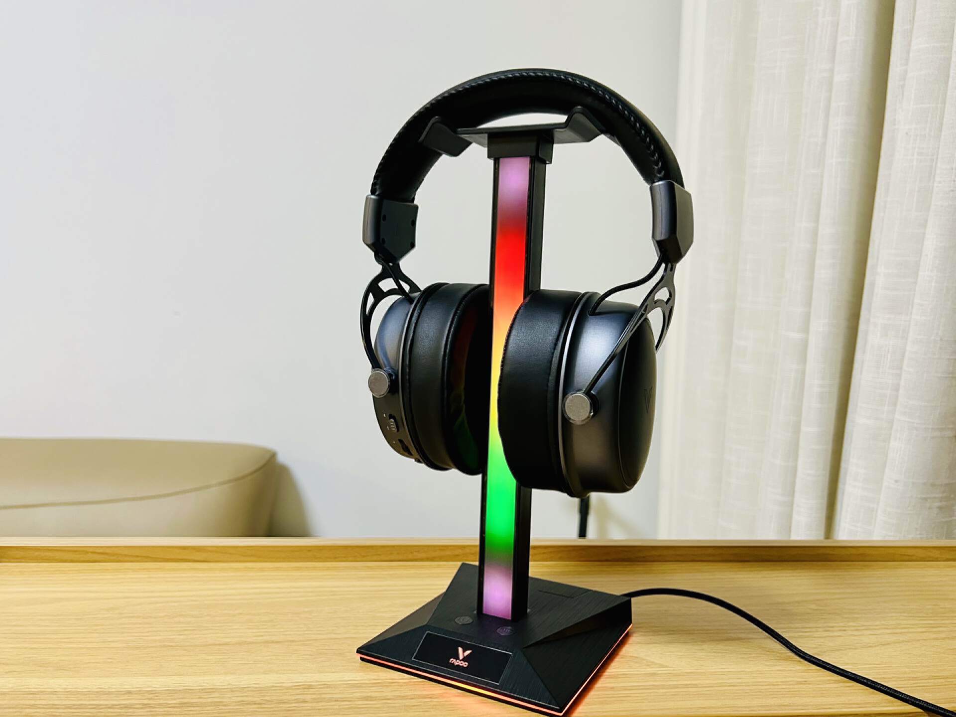 雷柏vh800游戏耳机深度拆解,雷柏VH800双模无线游戏耳机