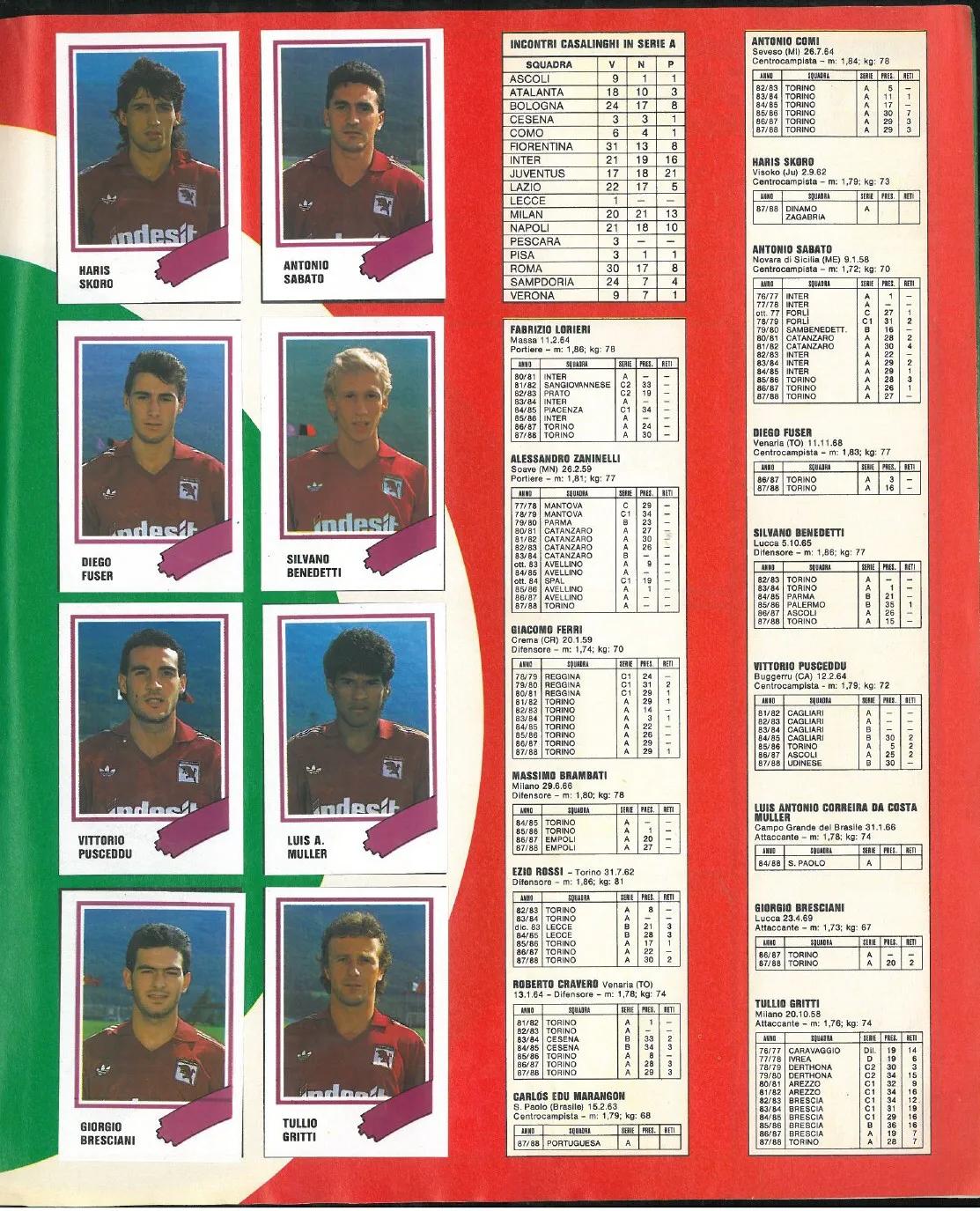 「忆意甲」一本意大利足球画册带你回顾1988/89赛季意甲联赛