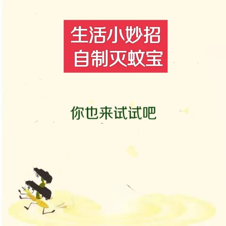 自制灭苍蝇蚊子最有效方法,夏季自制灭蚊虫小妙招