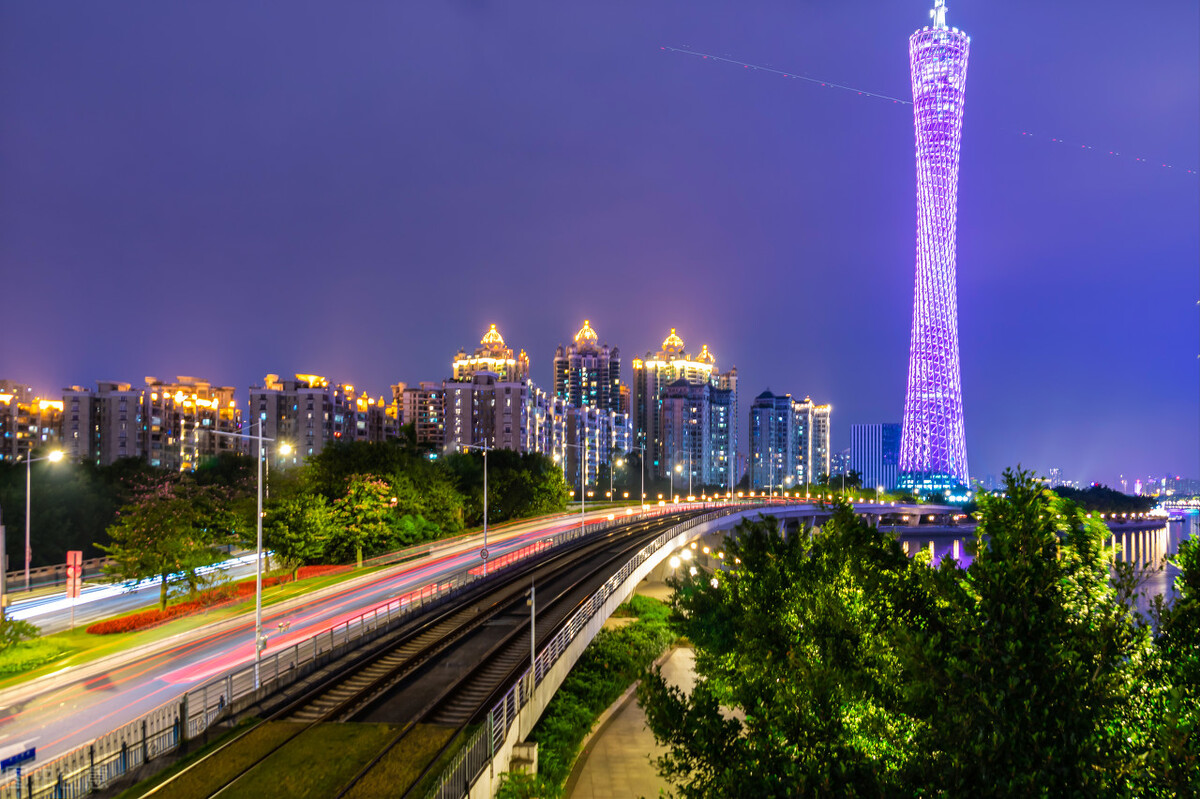 珠江夜游船美图,珠江夜游风景