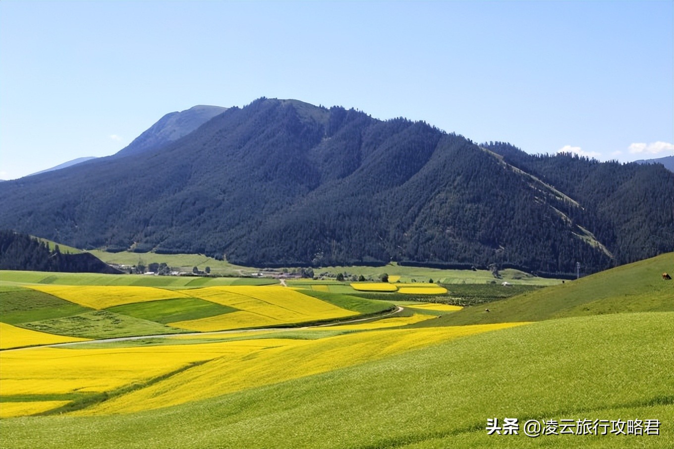青甘大环线详细路线图,一路向北方的旅游路线推荐