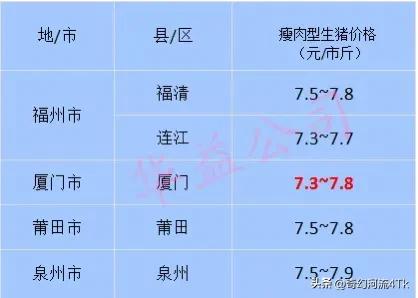 猪价最新行情今日福建河南,猪价今日福建