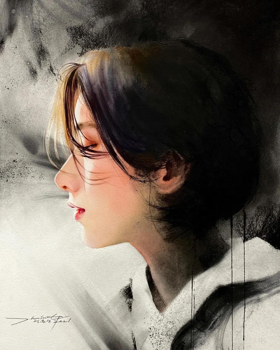 美得让人窒息的水彩,超级惊艳的水彩