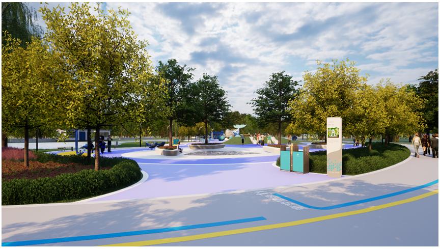 污水处理湿地公园,污水处理厂生态主题公园