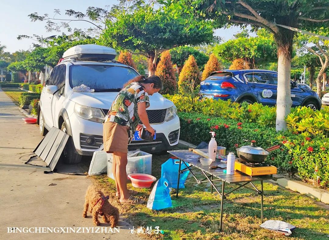 海南九所房车露营基地,三轮车自驾游穷游海南