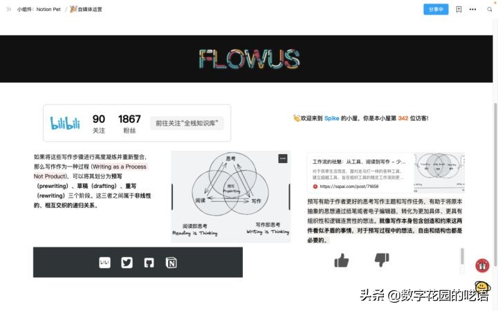 flowus笔记软件,模块化笔记
