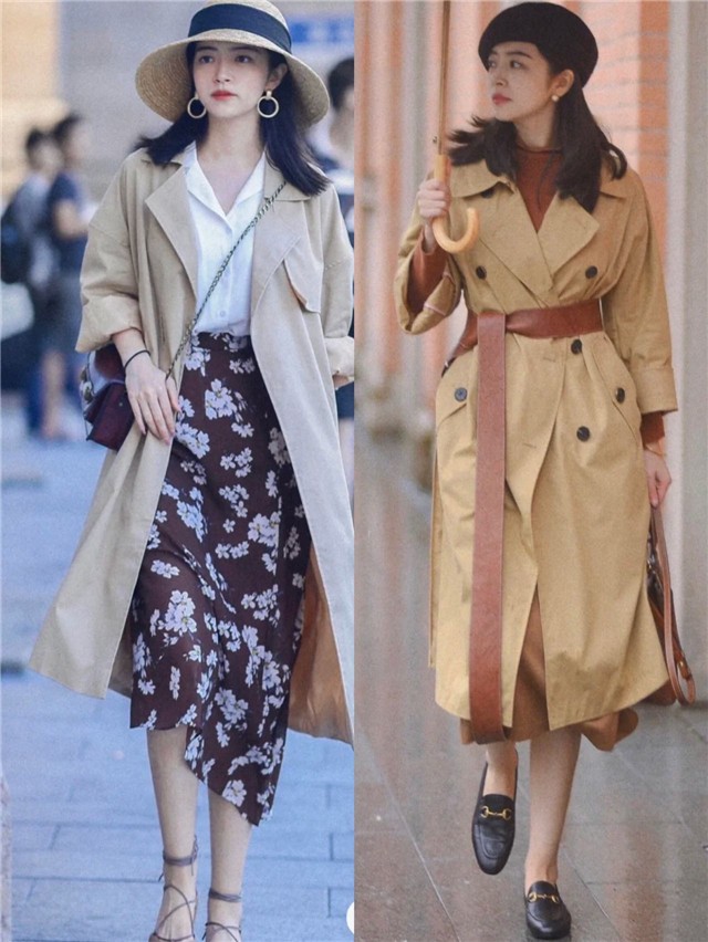 秋天外套最流行的,秋季款外套穿搭起来时髦大方