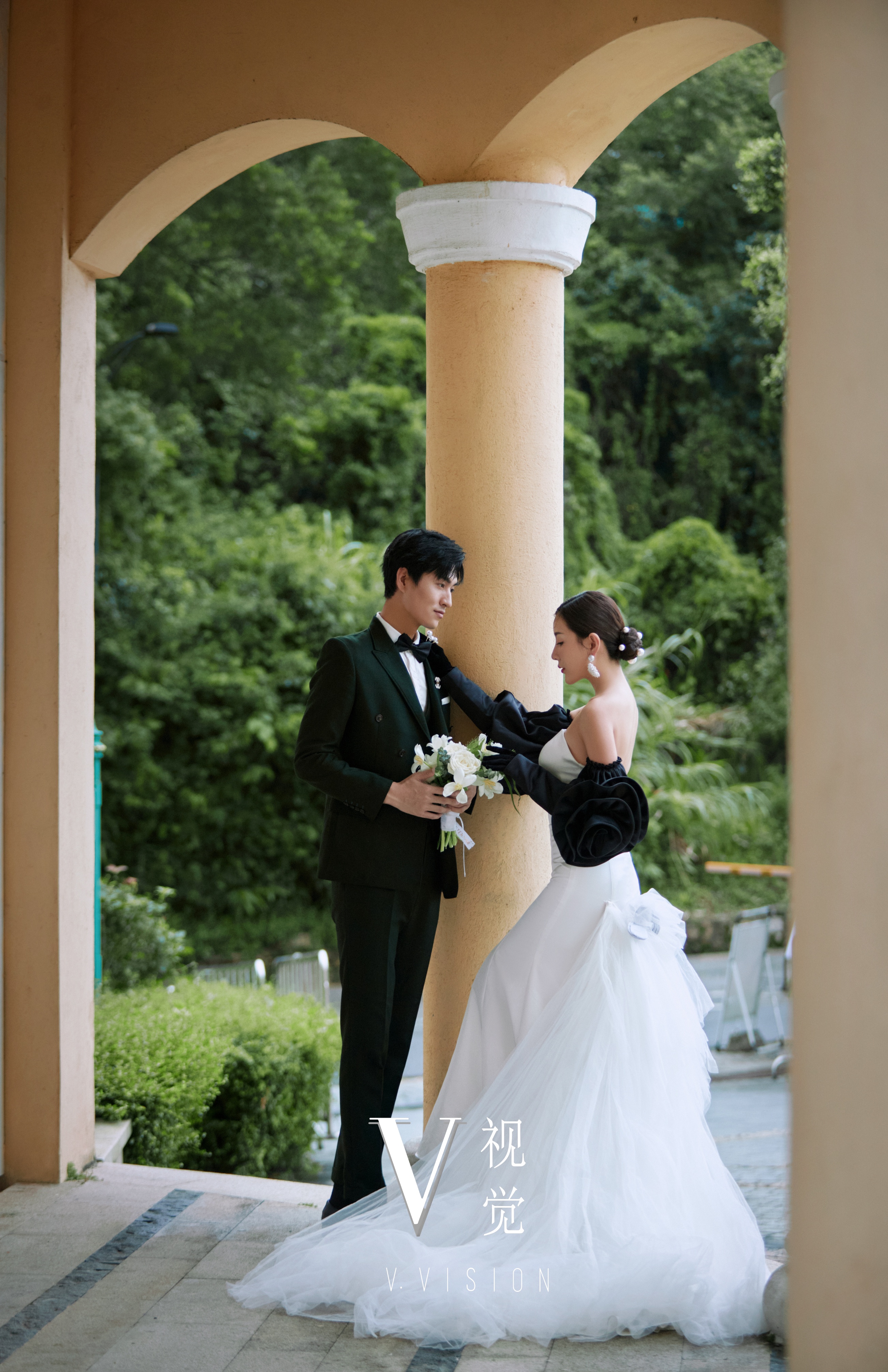 电影风格的婚纱照怎么拍,被闺蜜赞爆的法式优雅婚纱照