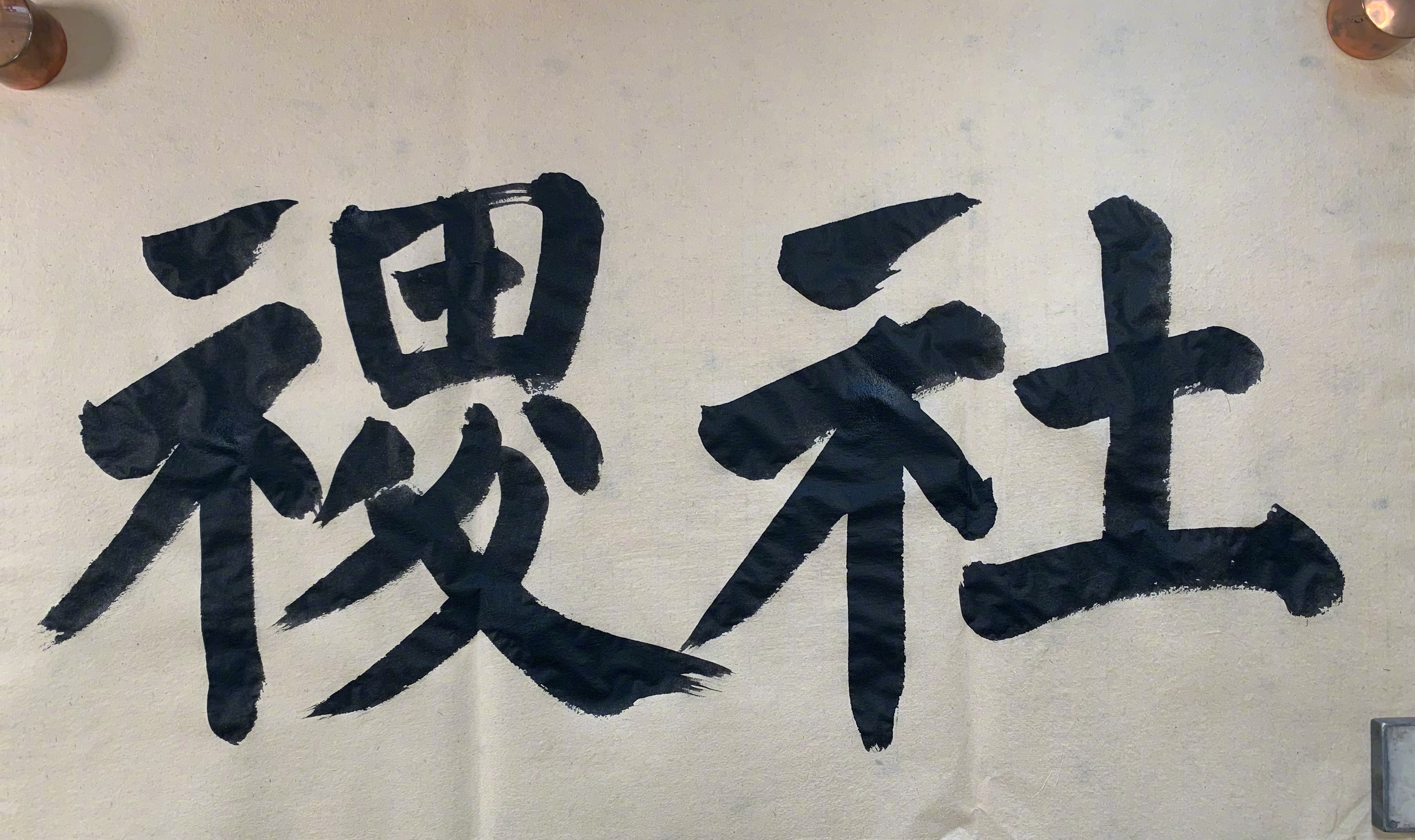 演员夏雨的毛笔楷书,夏雨最经典的作品