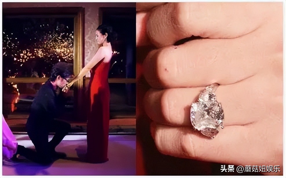 婚戒天价,明星钻戒高圆圆
