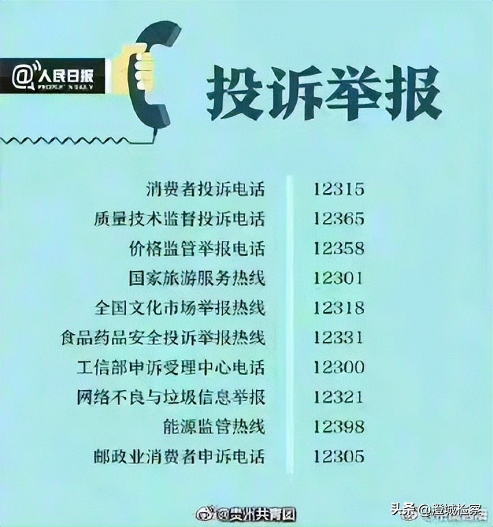 全国消费投诉举报电话一览表,消费维权投诉电话是多少