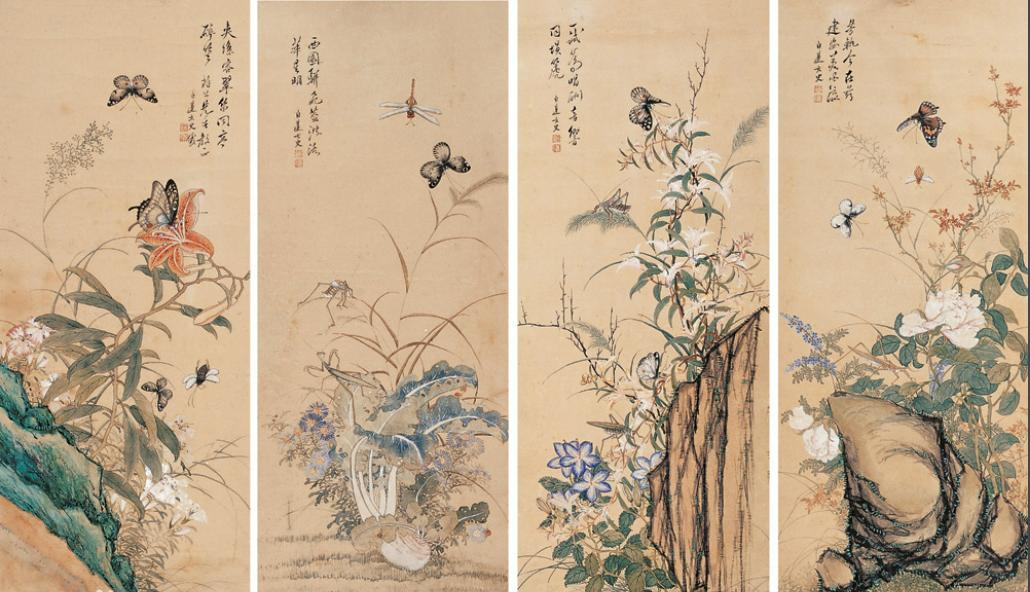 清朝画家的经典画作,真实的清朝画家