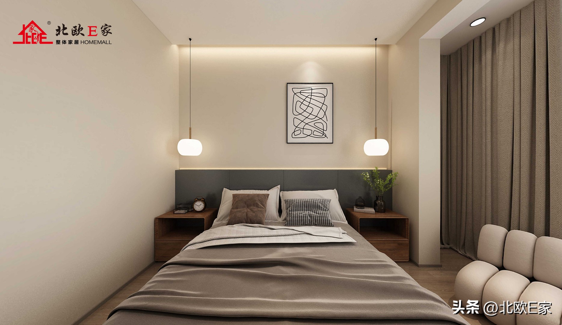 素雅别致的北欧风小家,北欧风空间设计