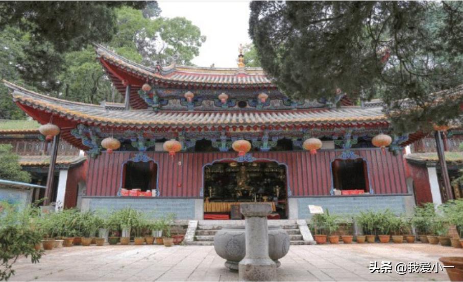 云南昆明古建筑群图,云南省昆明市官渡古镇古建筑