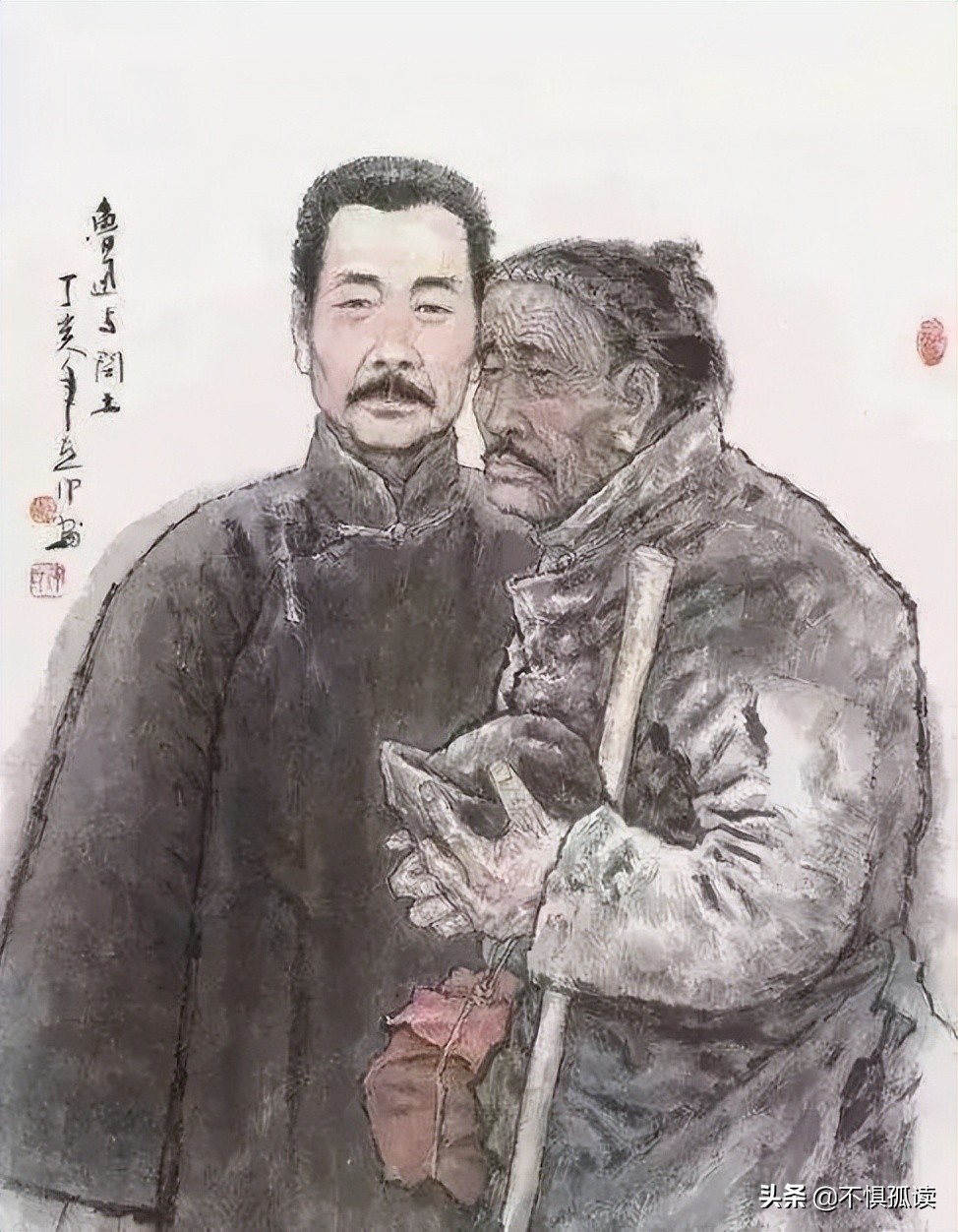 鲁迅玩伴闰土57岁病逝留下5子,鲁迅幼时好友闰土真实存在吗