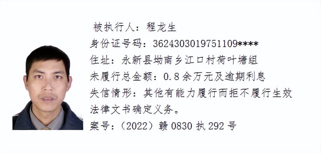 欠了几千元都不还，和他们打交道请小心！吉安这64人被曝光！