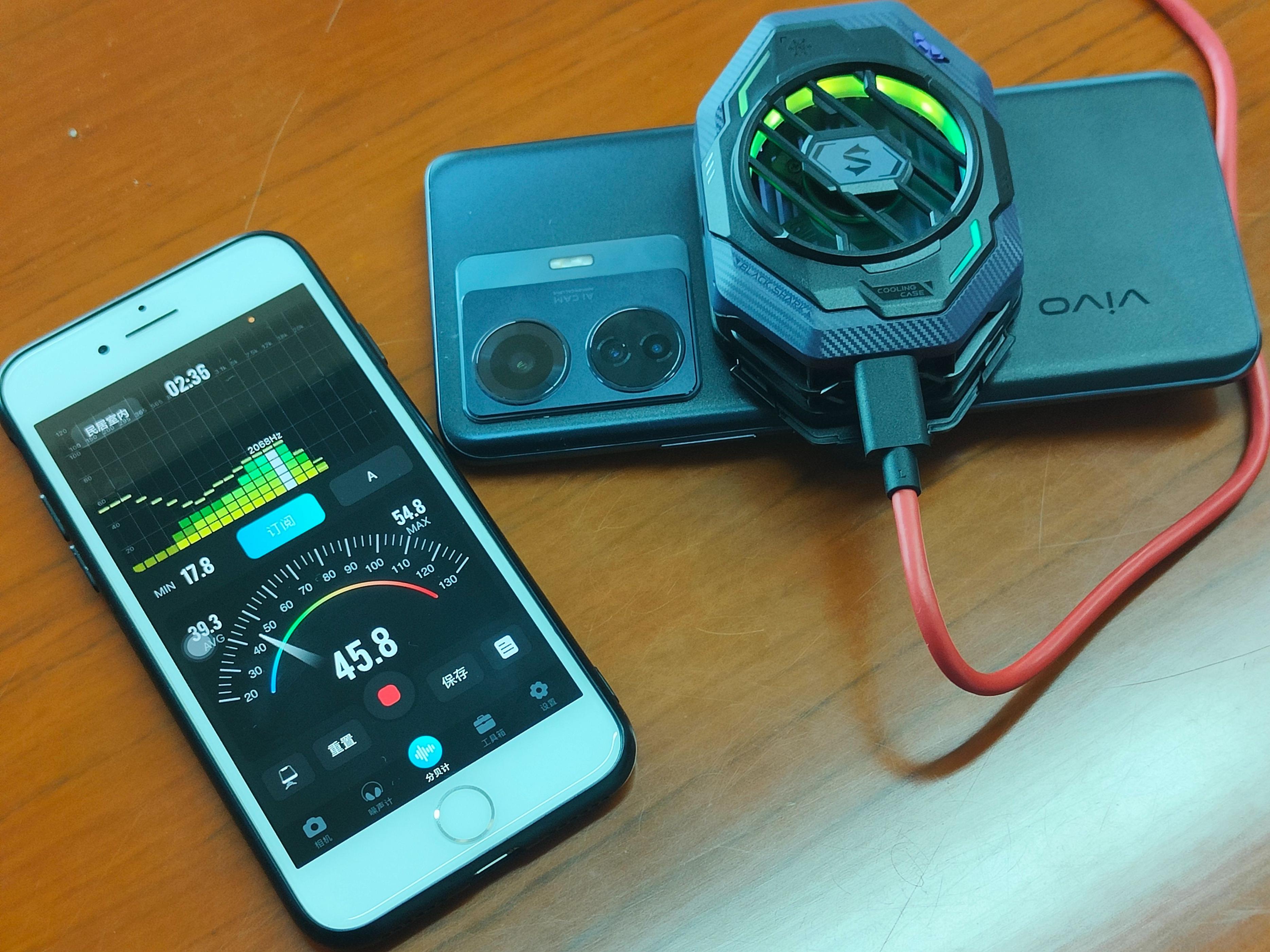 手机游戏散热背夹测评,游戏手机配散热背夹极限测试