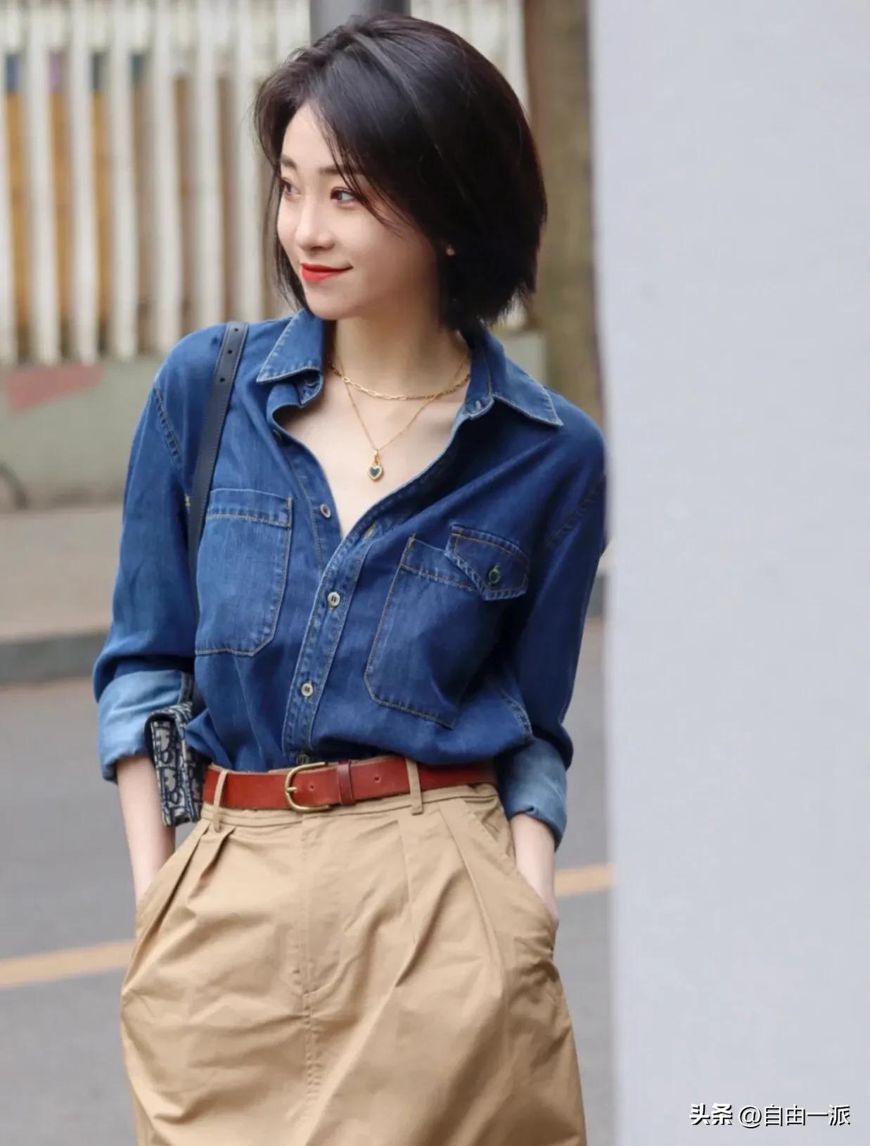 牛仔衣怎样搭配出高级感,牛仔衣如何搭出时髦感