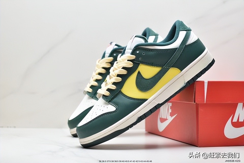sblowdunk低帮板鞋细节,巴西配色sbdunk
