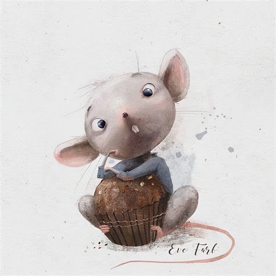 软萌可爱小动物插画,欧美卡通插画拟人动物