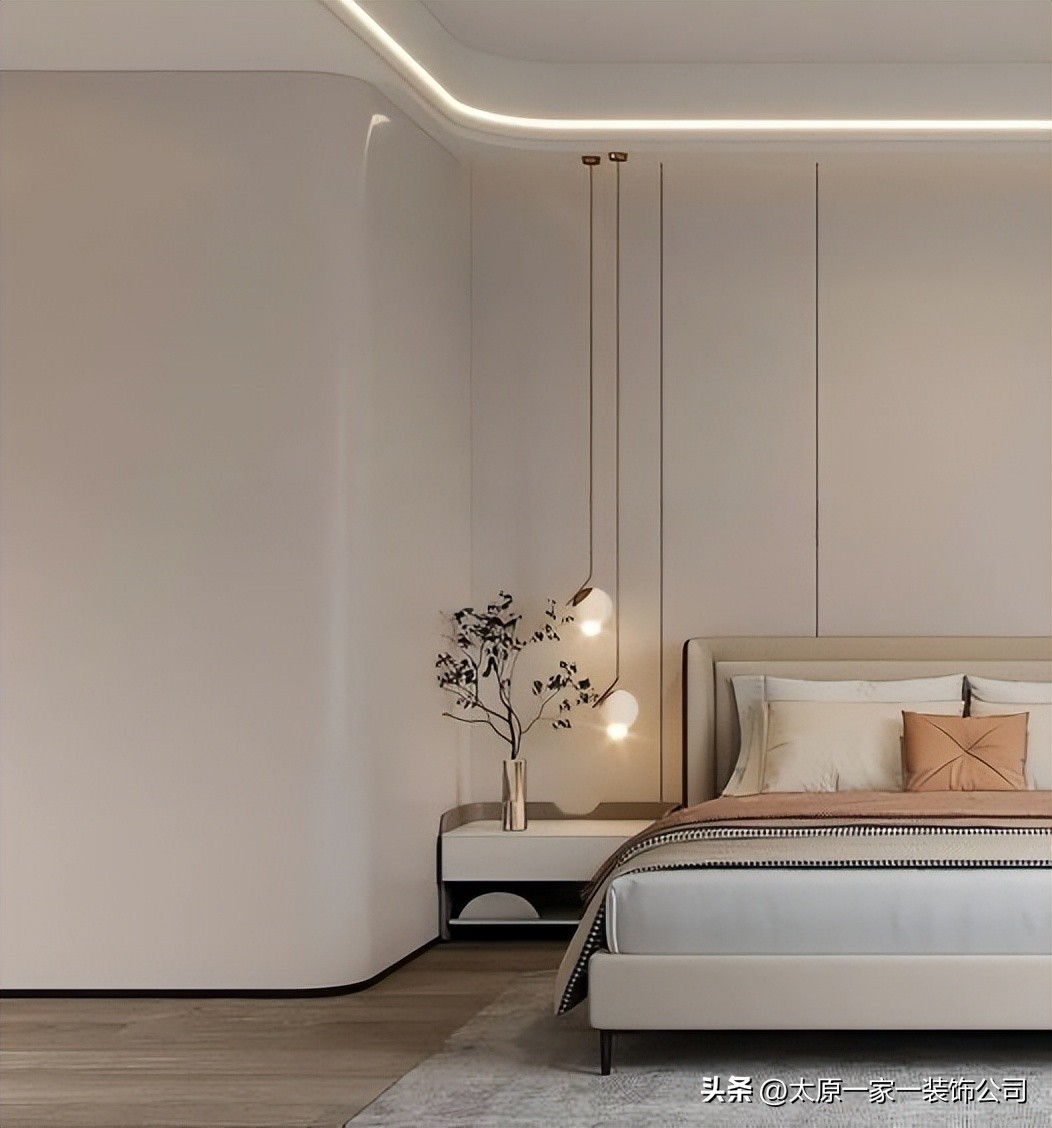 白色家居装修风格配窗帘,白色家装现代简约