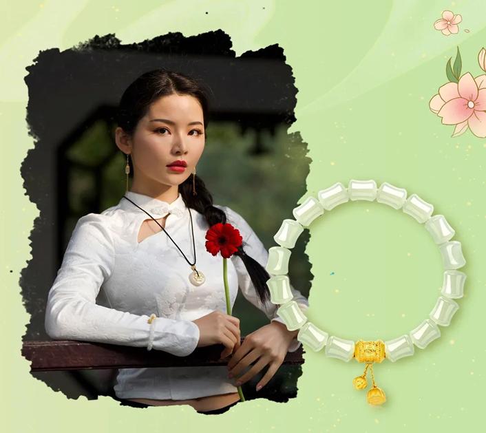 周大福国玉传承吉祥八宝,周大福国玉传承福运