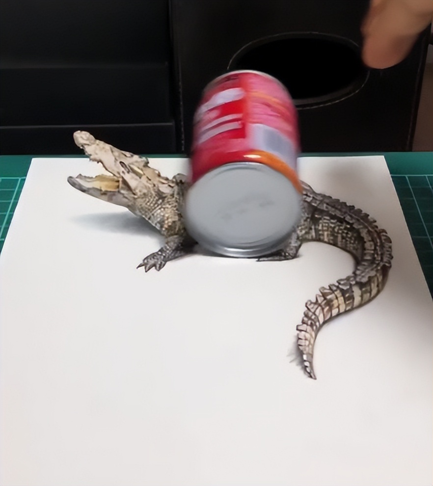 3D绘画牛人多厉害？画出真假难辨的“立体美女”，震惊500万网友