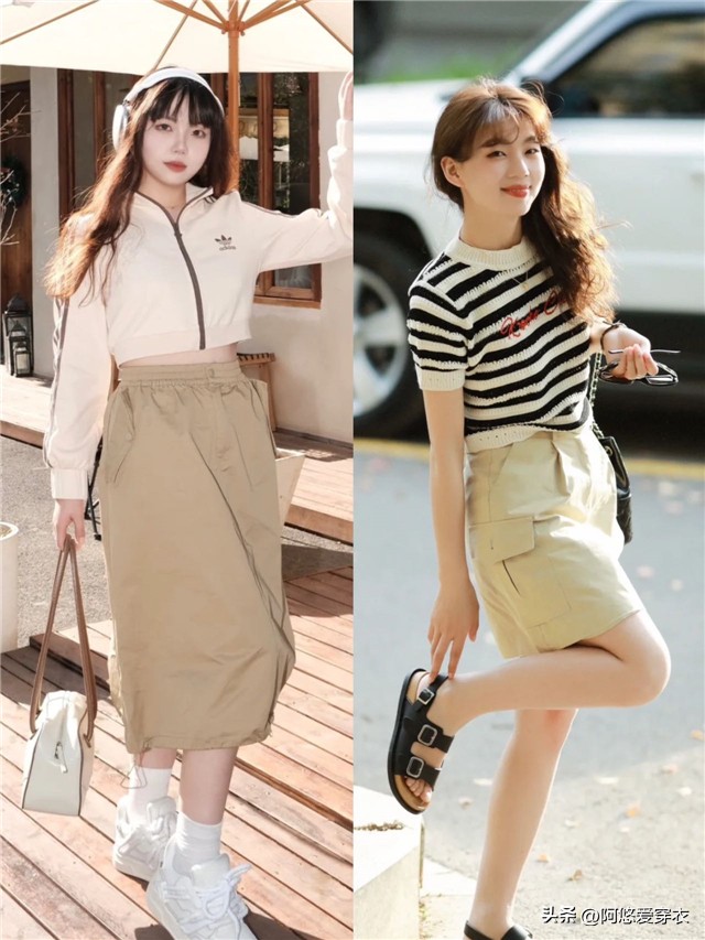 今年流行的休闲运动裙,休闲套装运动裙洋气减龄时髦短裙