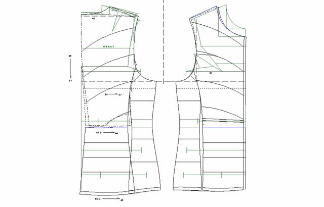 筒裙的缝制方法,裹身裙裁剪教程