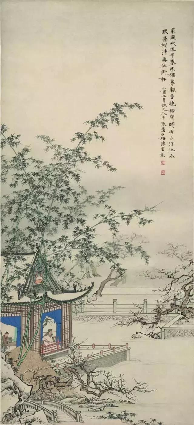 中国山水画名家作品欣赏书,清代山水画名家作品集一册