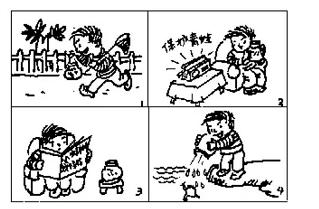 常考看图写话一二年级范文和图,看图写话300篇图片期末常考