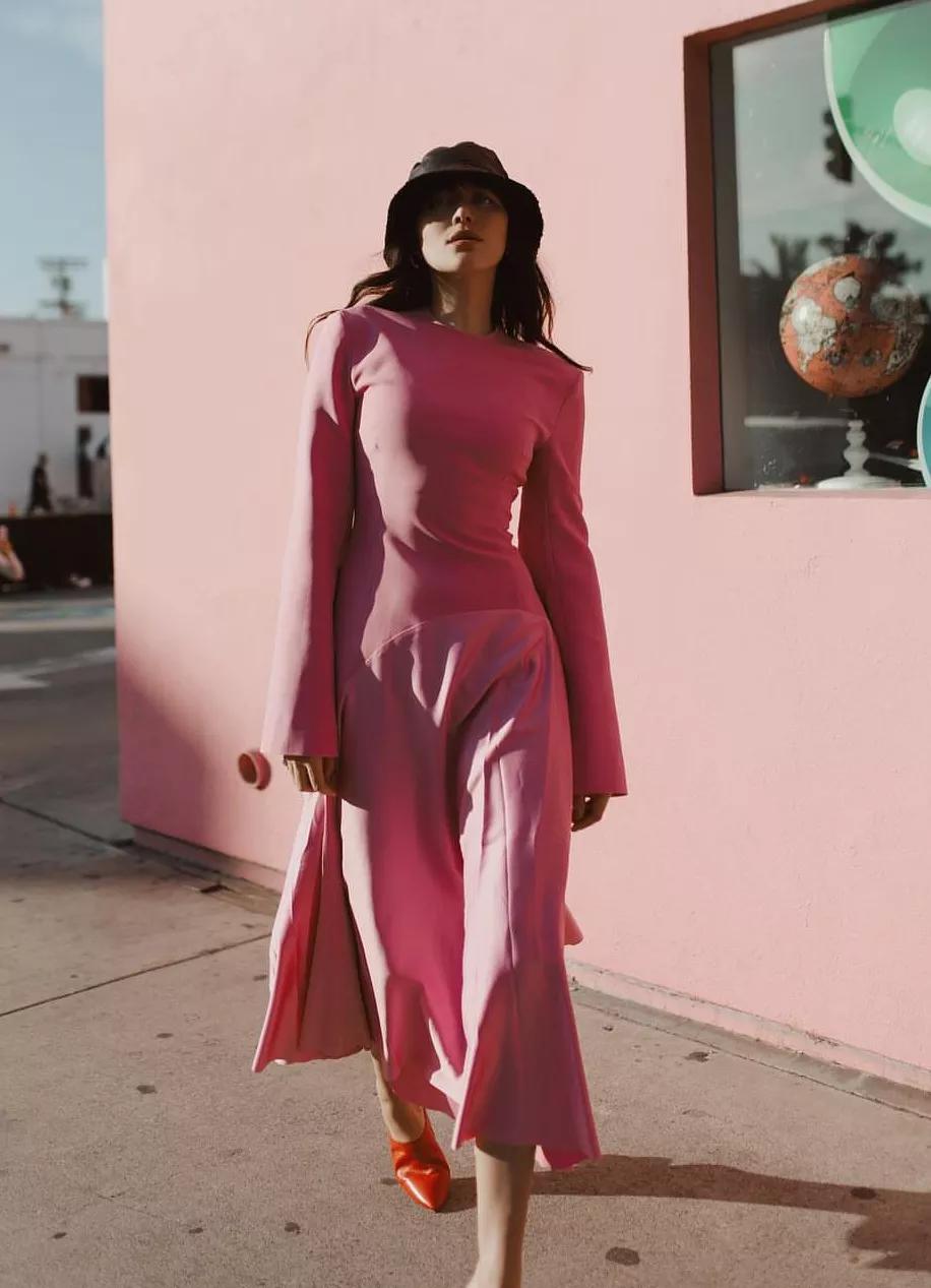 粉红色永远时尚想穿就穿,150-155小个子国风女装减龄粉色