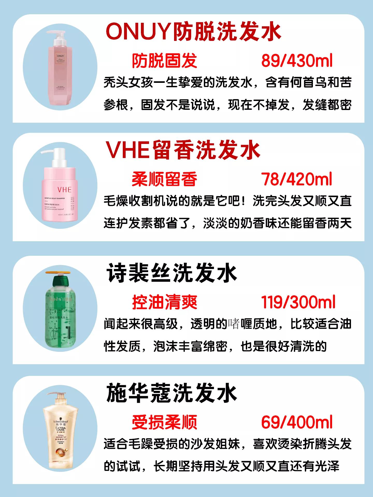 国产十大良心洗发水排行榜前十名,十大良心好用洗发水曝光