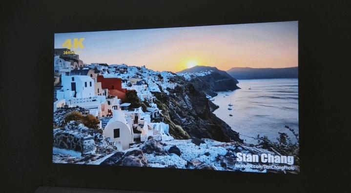 AOCK1S激光投影：4500ANSI不虚标，还豪配帝瓦雷音响，配置很顶！