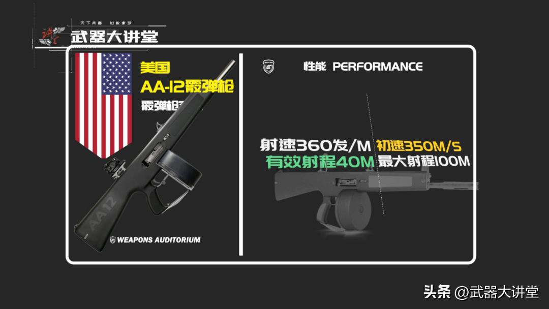 外号推土机的散弹枪,半自动霰弹枪aa12推土机