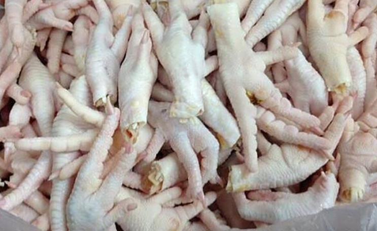 进口违法冰冻鸡脚,市场冰冻的鸡脚曝光