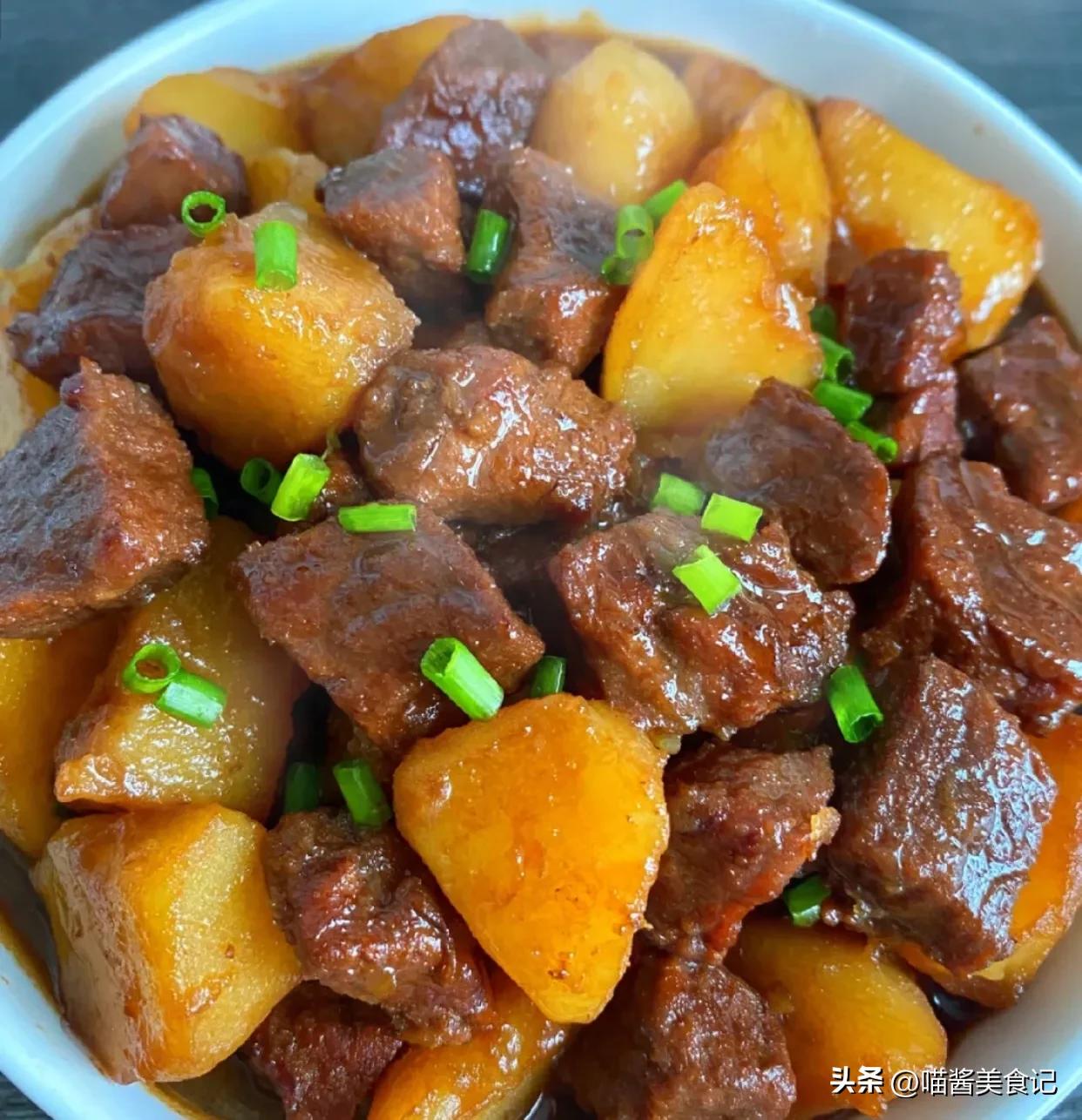 最简单的土豆炖牛肉,炖牛肉土豆家常做法