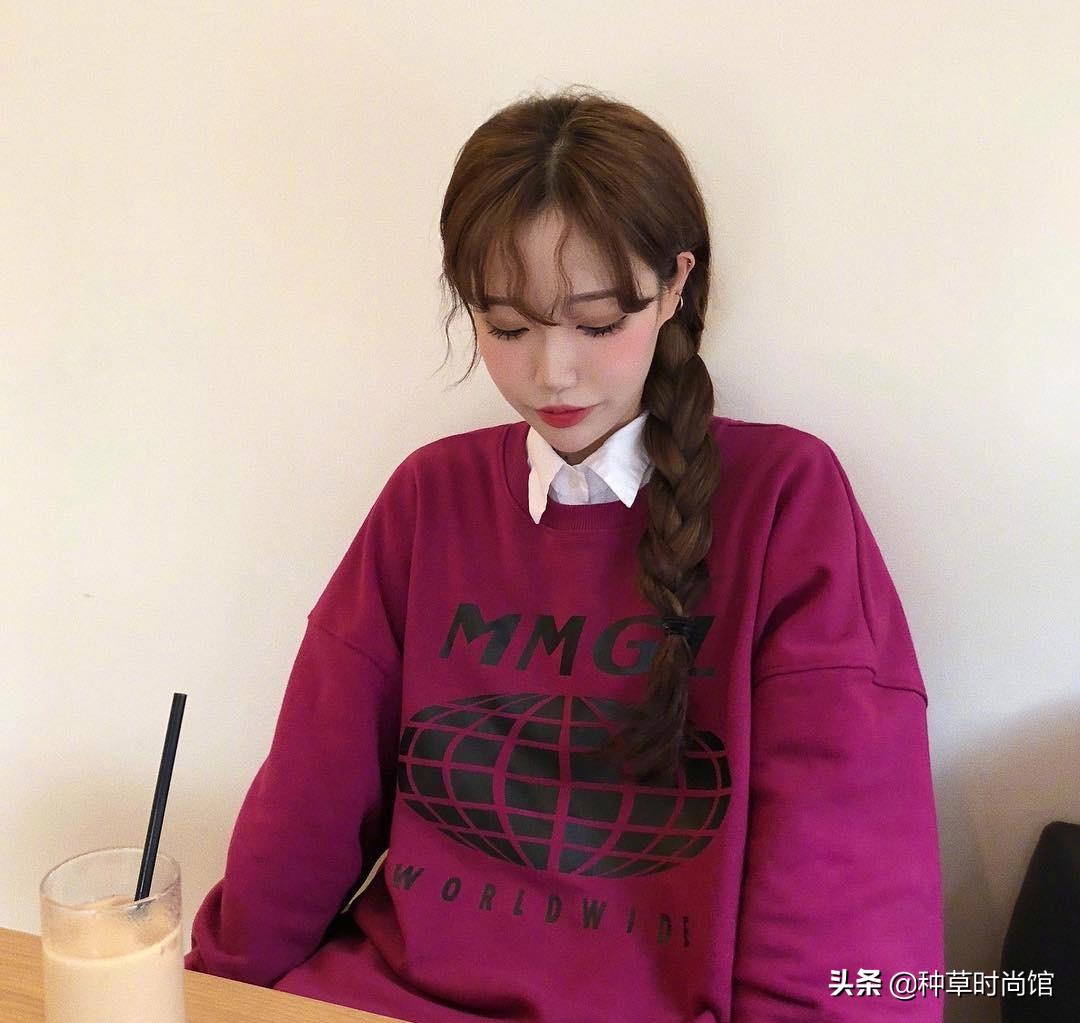 八字刘海怎么打理才不会显头秃,12岁圆脸头秃长发适合剪什么刘海