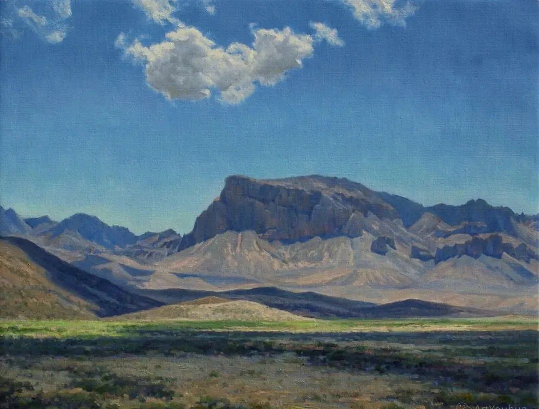 大师笔触生动的风景油画,视觉冲击力很强的风景油画图片