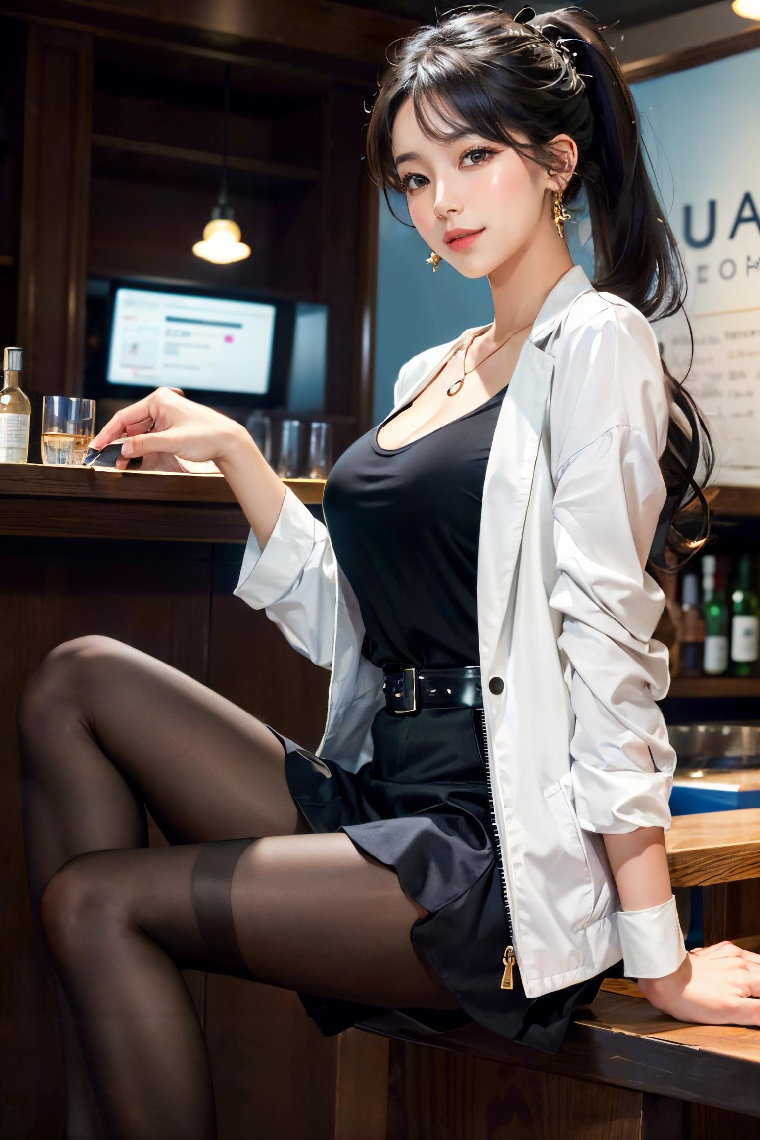 韩国黑吊带包臀裙,包臀裙韩国气质套装写真