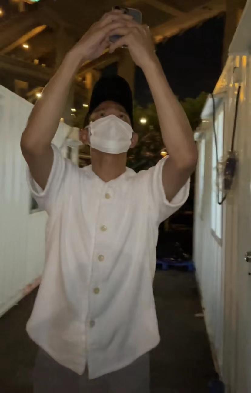 刘德华拍超级月亮,刘德华晒超级月亮