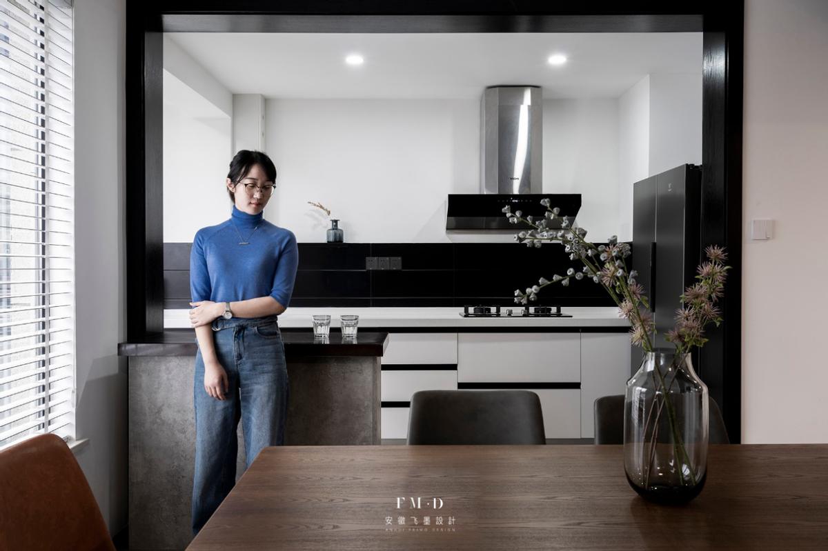 厨房改造开放式厨房加吧台,厨房改造半开放式厨房加吧台